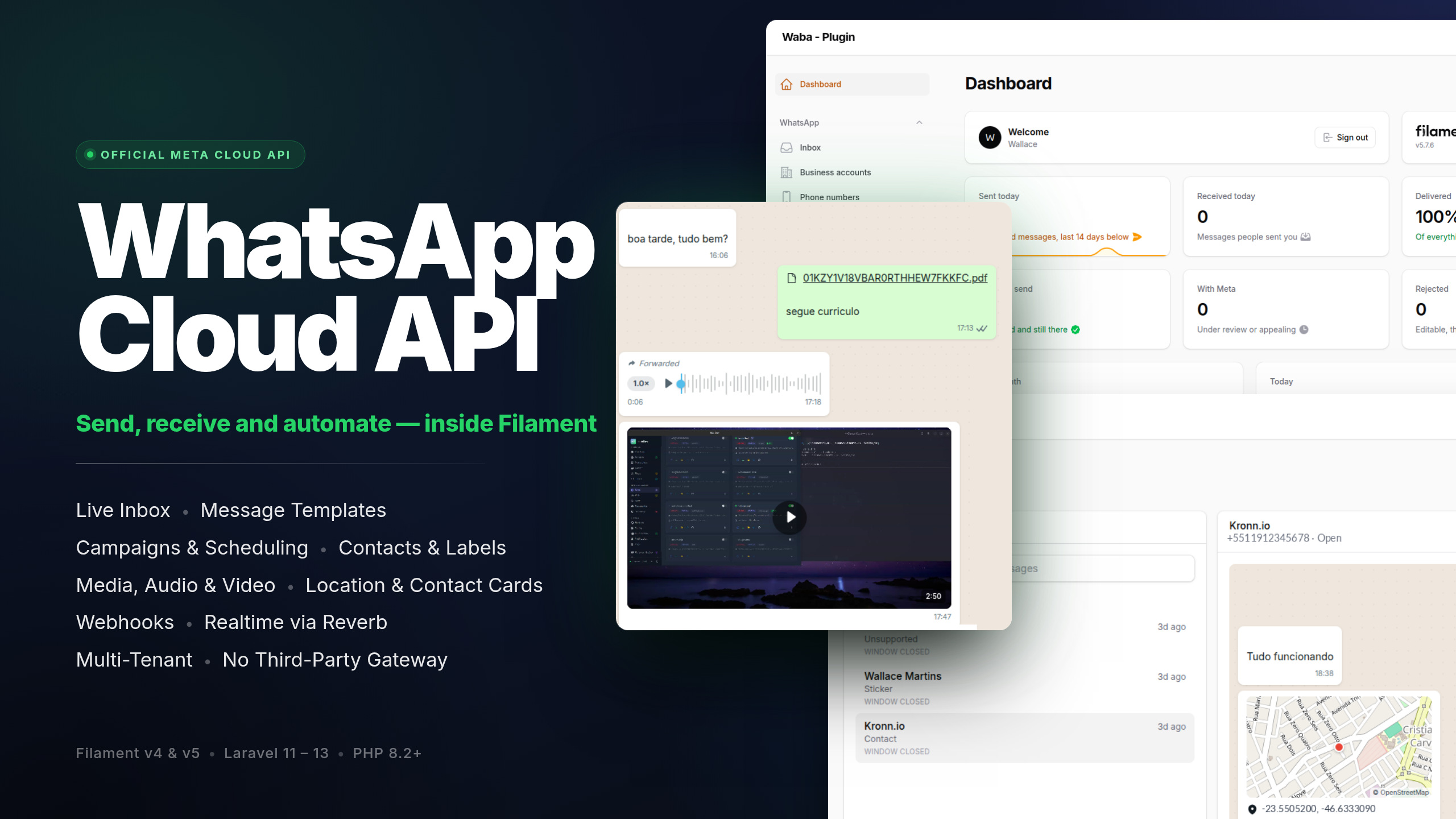 Filament Whatsapp MetaCloud Connector