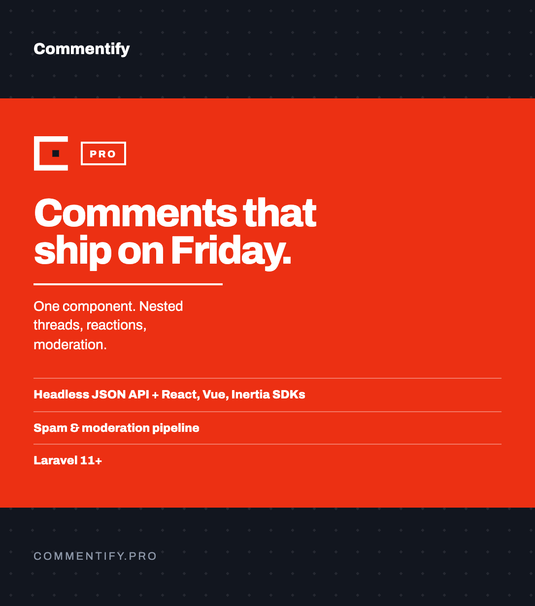 Commentify Pro