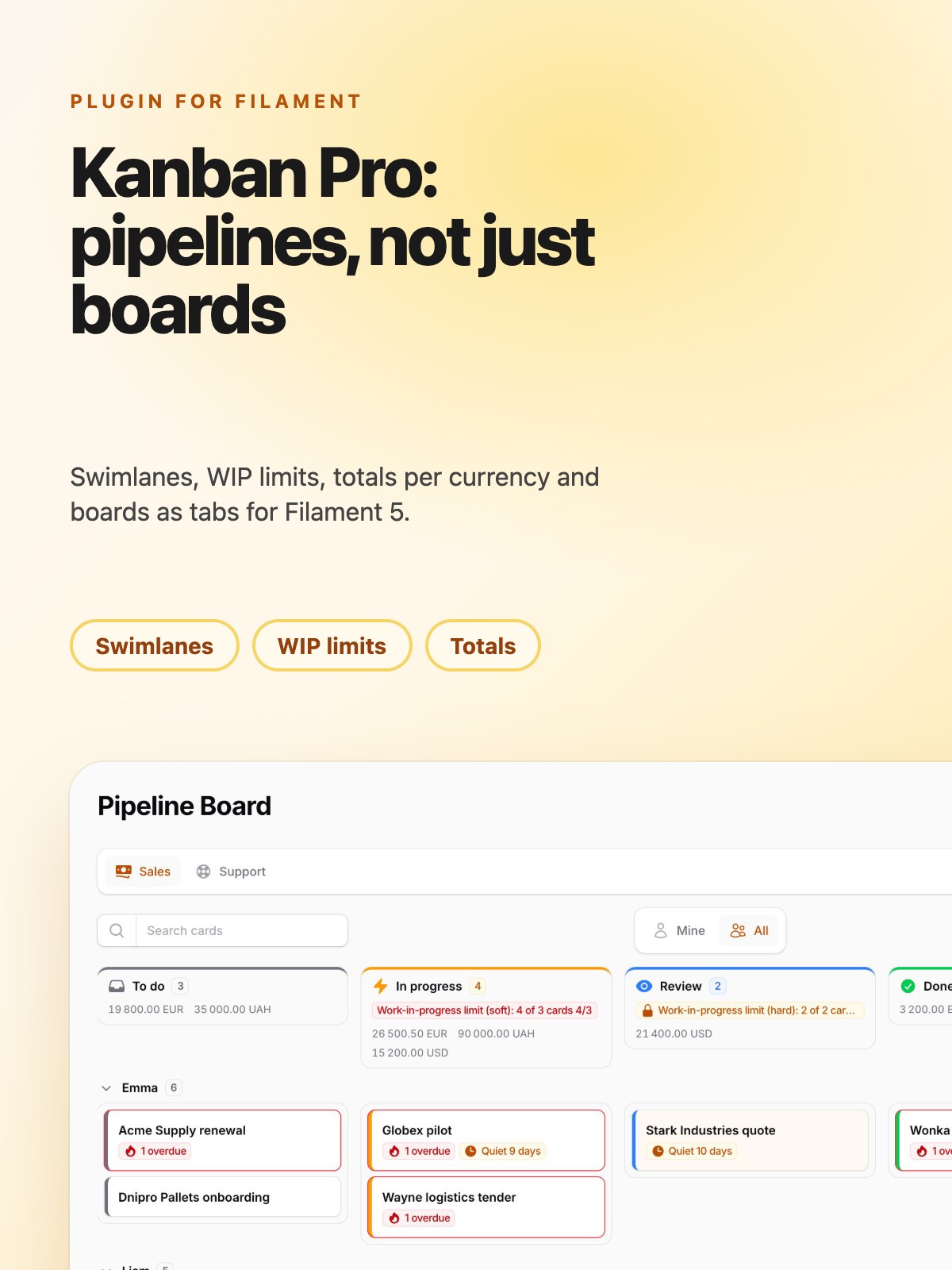 Filament Kanban Pro